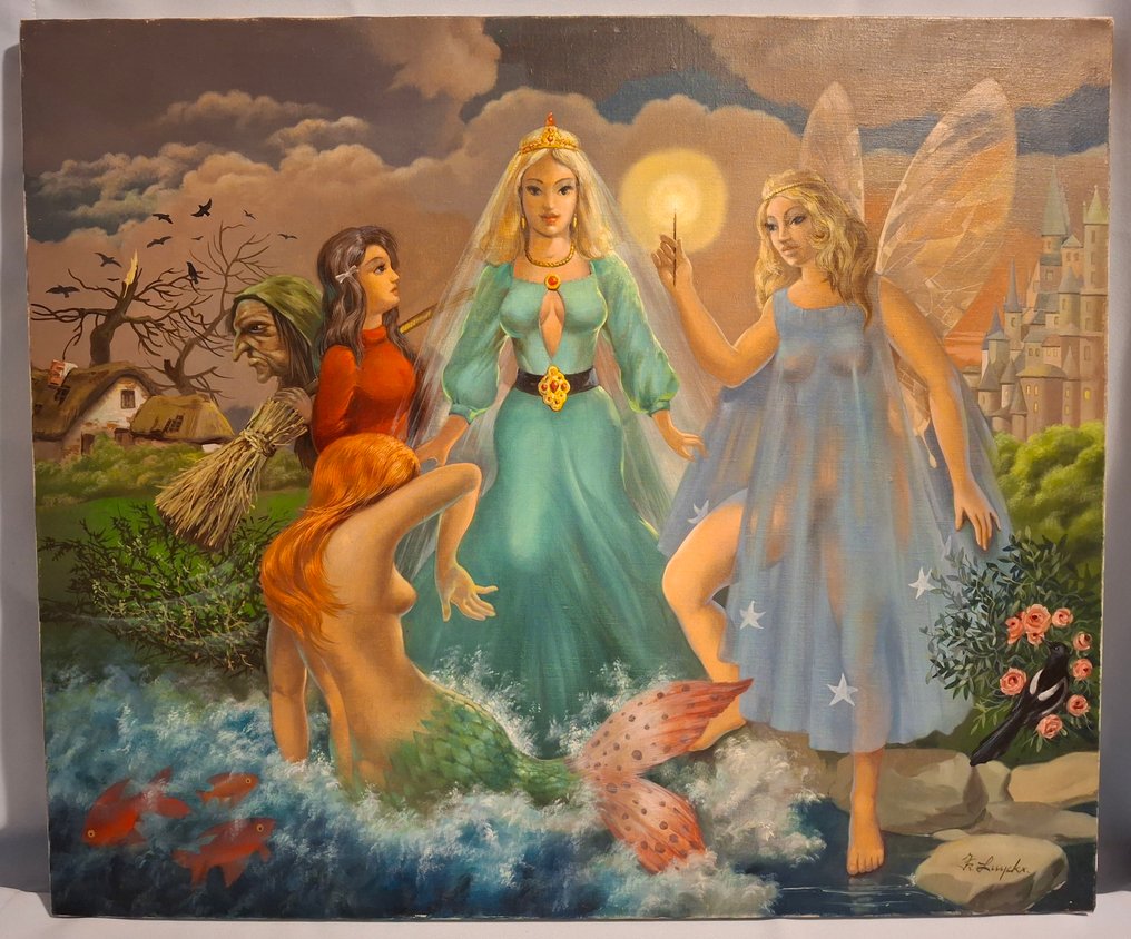 Frans Luyckx (1923-1997) - " Sprookjesvrouwen " #1.0