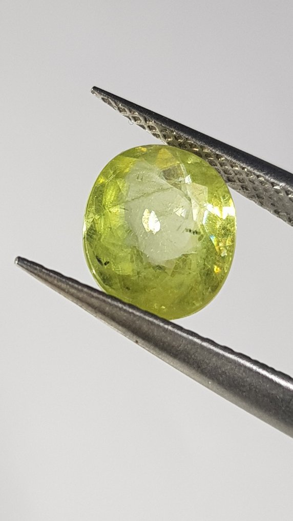 χωρίς τιμή ασφαλείας - 1 pcs  Κίτρινο Τιτανίτης  - 2.06 ct - Antwerp Laboratory for Gemstone Testing (ALGT) #4.3