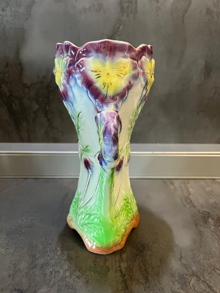 Faiencerie d'Onnaing - Frie Onnaing - Vase - Slip ceramic #3.2