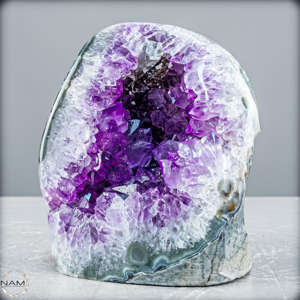 令人惊叹的紫水晶簇 紫色水晶华彩- 988.48 g #1.0