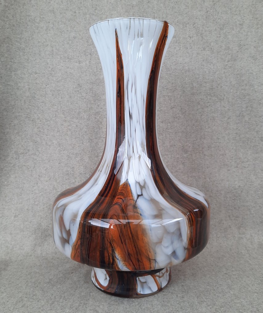 Váza - opaline, üveg - Bohém, középkor végi #1.0