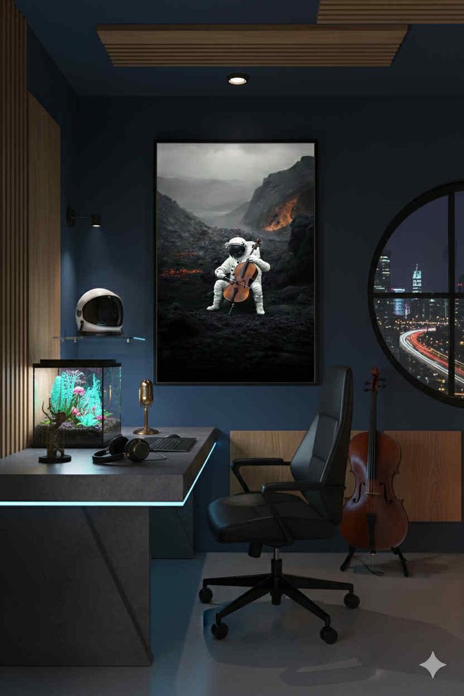 Rudy barret - Le Violoniste Spatial - XL #2.1