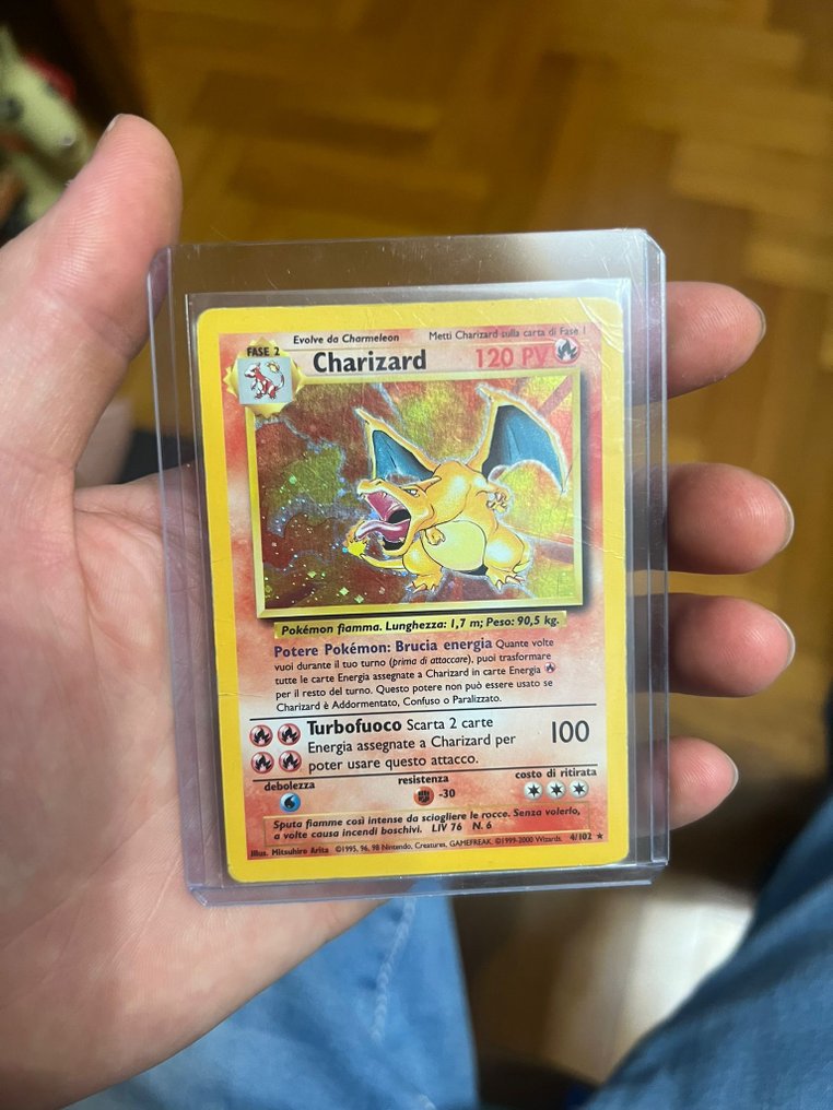 Pokémon - 1 Card - Charizard 4/102 Folie - WOTC - Base set 2 #2.1