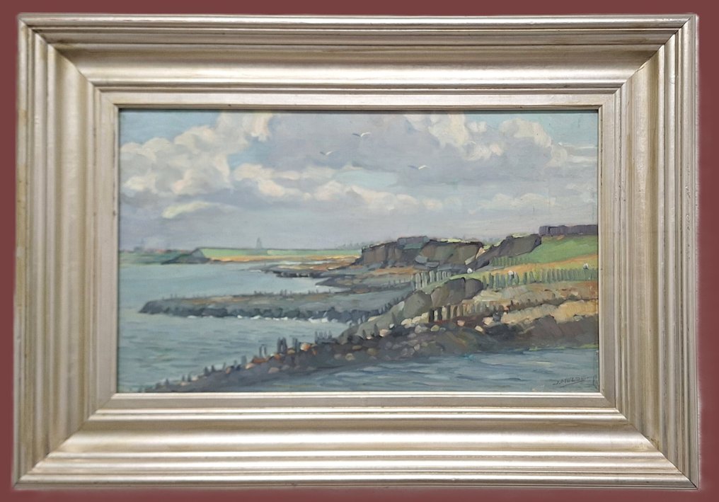 Johan Melse (1887-1968) - ** NO RESERVE ** Zeeuws landschap #1.0