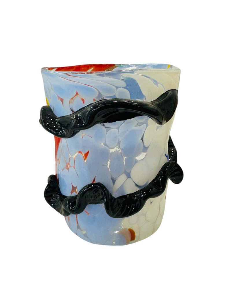 Filippo Maso - "Goti de Fornasa" - Σετ ποτού - γυαλί Murano - Σετ με 2 ποτήρια. #1.0