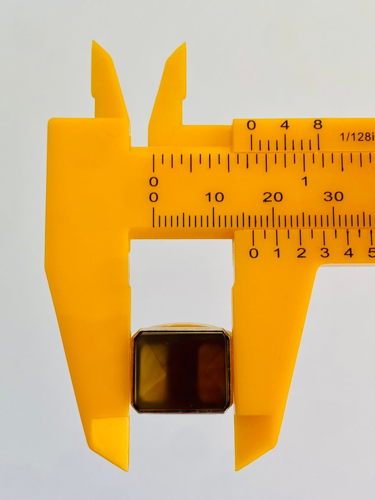 銀 - 袖口扣 - 烟熏石英 / 875 苏联 #3.2