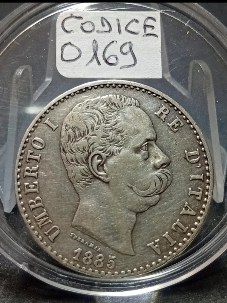 Italy, Kingdom Umberto I. 2 Lire 1885 #3.2