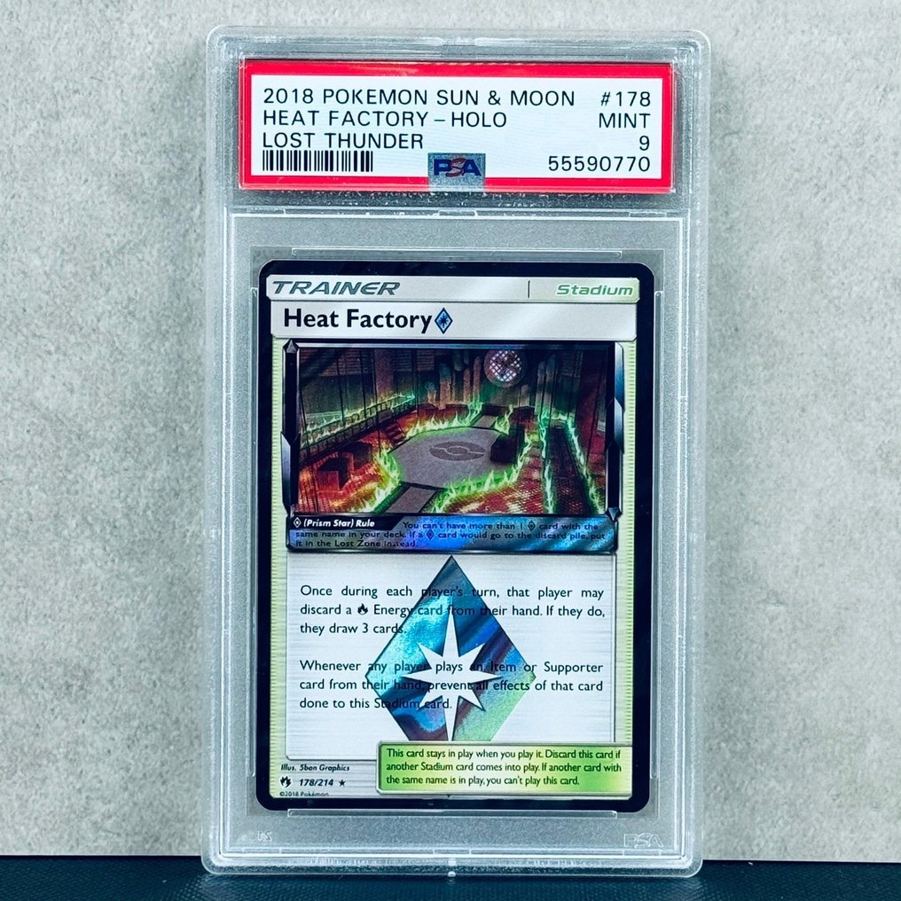 Pokémon Graded card - Heat Factory 178 - Pokémon - PSA 9 #1.0
