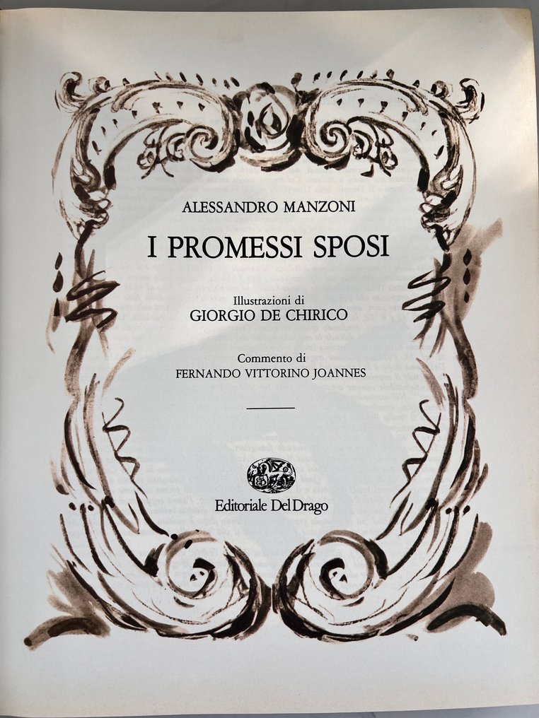 Alessandro Manzoni; Giorgio de Chirico - I Promessi Sposi - 1989 #4.3
