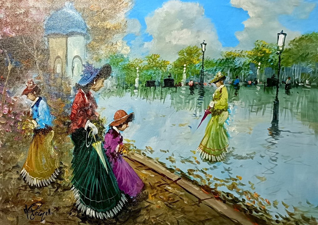 Antonio Pecorelli (XX) - Passeggiata d'autunno a Parigi #1.0