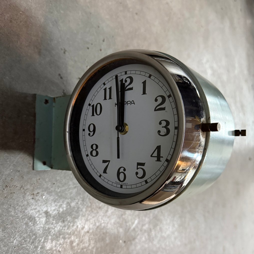 船钟 - Kappa -   钢, 玻璃 - 1980-1990 - 双面复古Maritiem #2.1