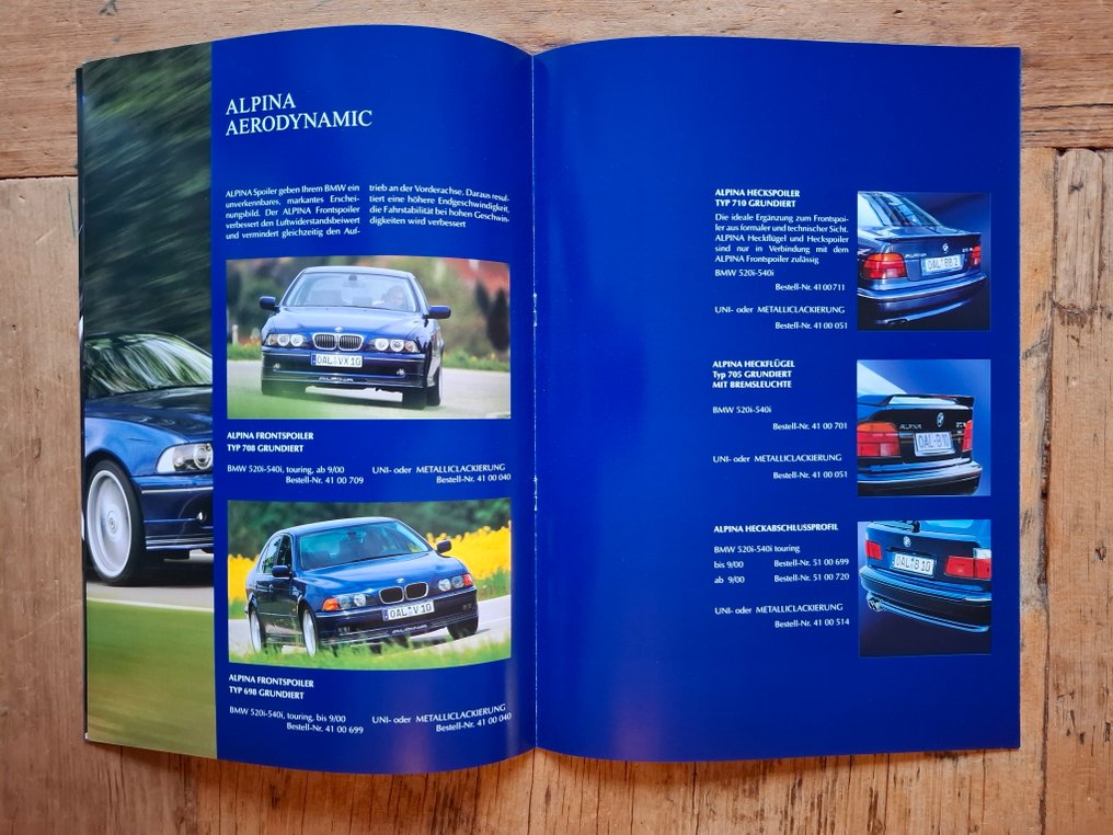 Brochure - BMW - Alpina E39 - Original Alpina Teile - 2003 #3.2