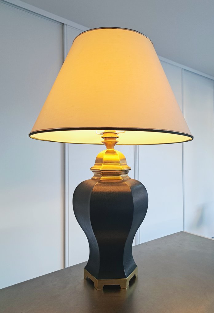 le dauphin - 燈 - 陶瓷, 黃銅, 面料 - XL陶瓷台灯 #3.2