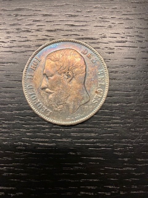 比利时. 利奥波德二世. 5 Francs 1869  (没有保留价) #1.0