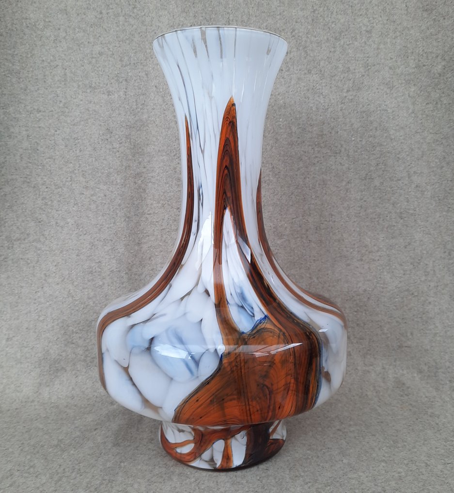 Váza - opaline, üveg - Bohém, középkor végi #1.0