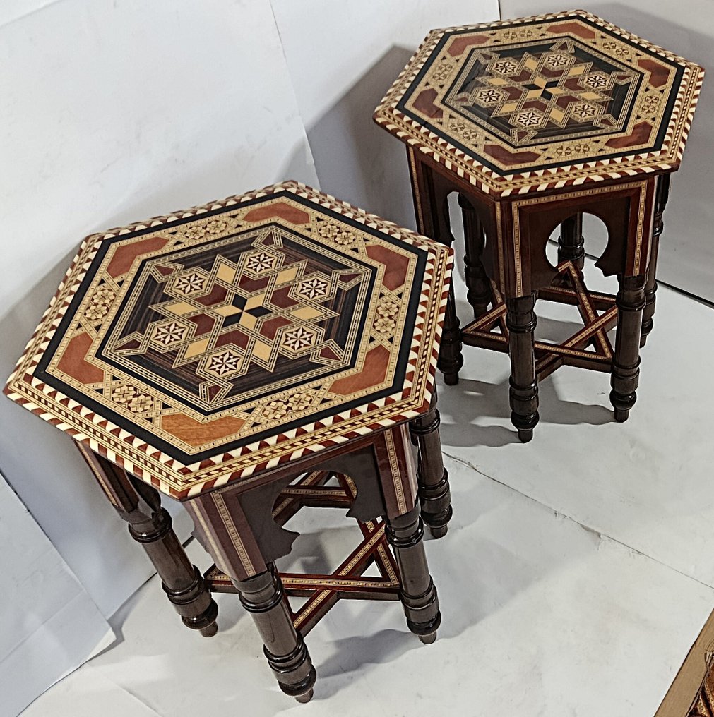 边桌 (2) - 木 - 辅助桌子 Taracea #4.3