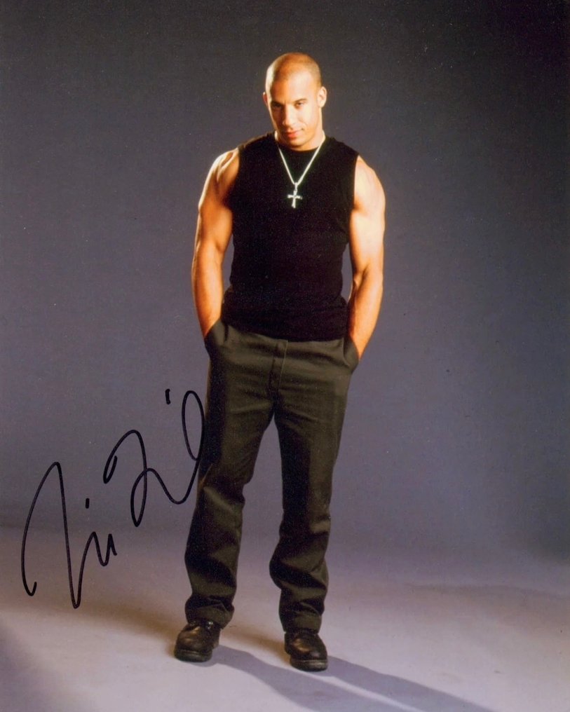 Fast and the Furious - Signed by Vin Diesel (Dominic Toretto) #1.0