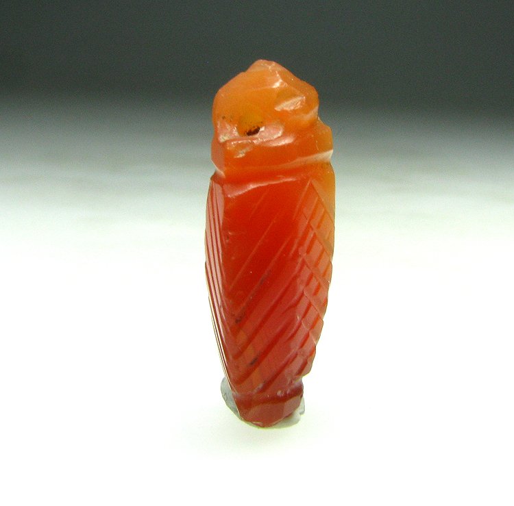 可能是埃及 玛瑙 完好无损的红玉髓护符——来自一个古老的收藏。 - 20 mm  (没有保留价) #3.2