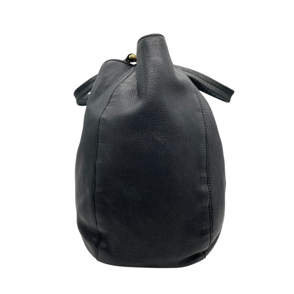 Gucci - Soho Medium Interlocking G Leather Shoulder Tote Bag 309531 - Borsa tote #3.2