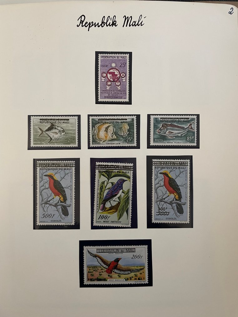 Mali 1959/1966 - Umfangreiche **/MNH Sammlung #1.0