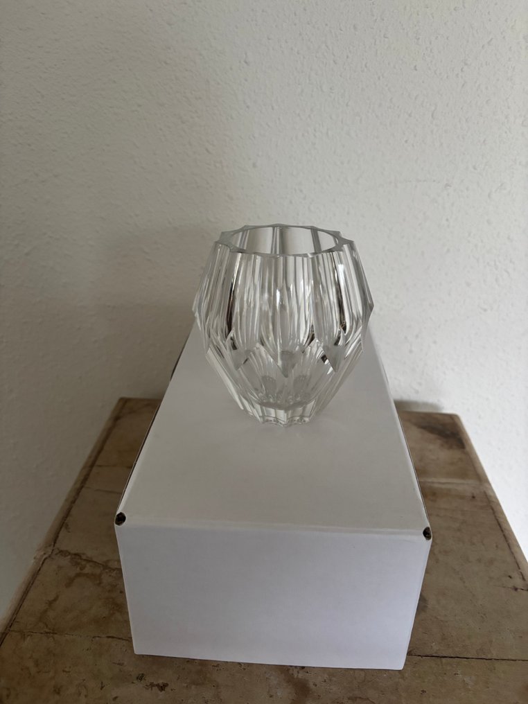 Glasfabriek Leerdam - A.D. Copier - 花瓶 -  小瓶子  - 水晶 - 八角形的水晶花瓶 #1.0