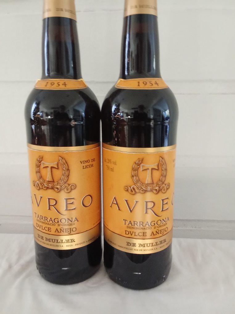 1954 De Muller - Aureo - Ταρραγόνα Dulce Anejo - 2 Bottles (0.75L) #1.0