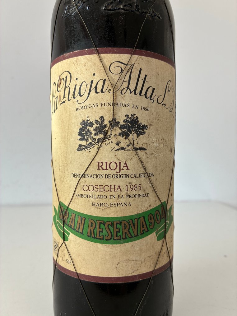 1985 La Rioja Alta, 904 - Rioja Gran Reserva - 1 Pullo (0.75L) #2.1