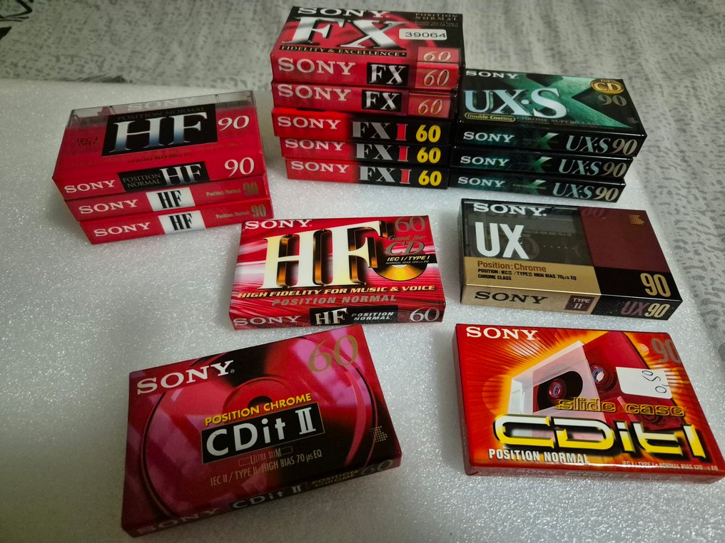 Sony - 索尼 - Memorex - TDK - Basf - 40个 空白卡式錄音帶 - 多種型號 #1.0