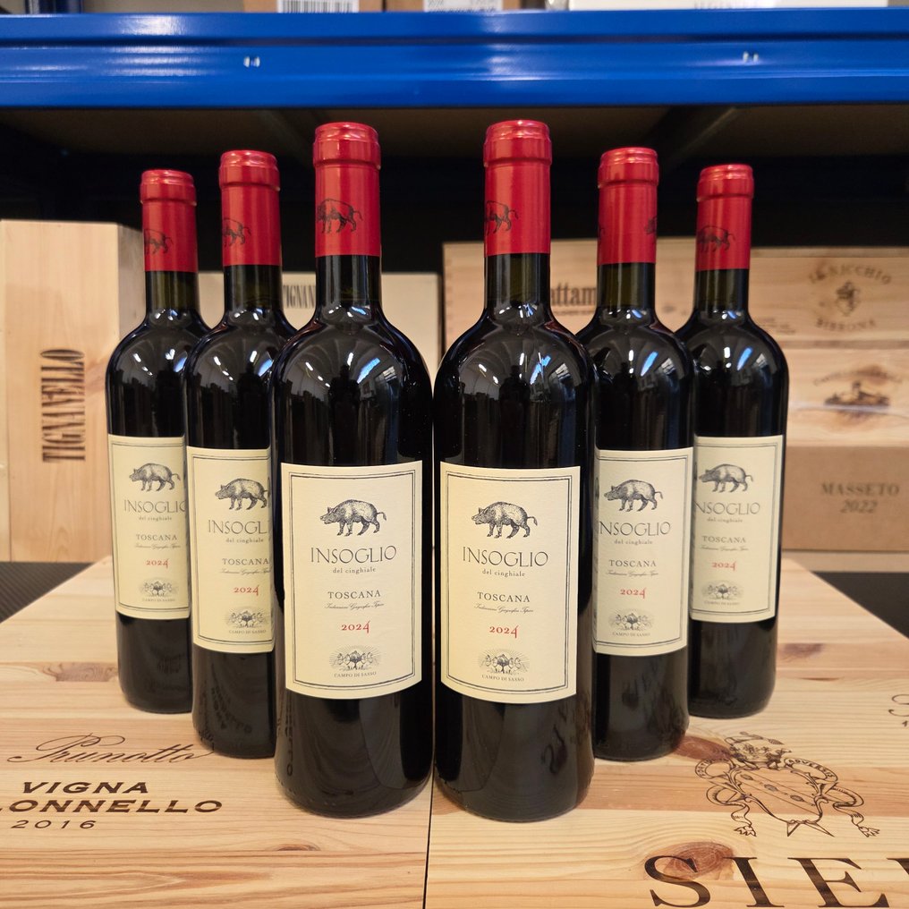2024 Tenuta di Biserno, Insoglio del Cinghiale - Toscane IGT - 6 Bouteilles (0,75 L) #1.0