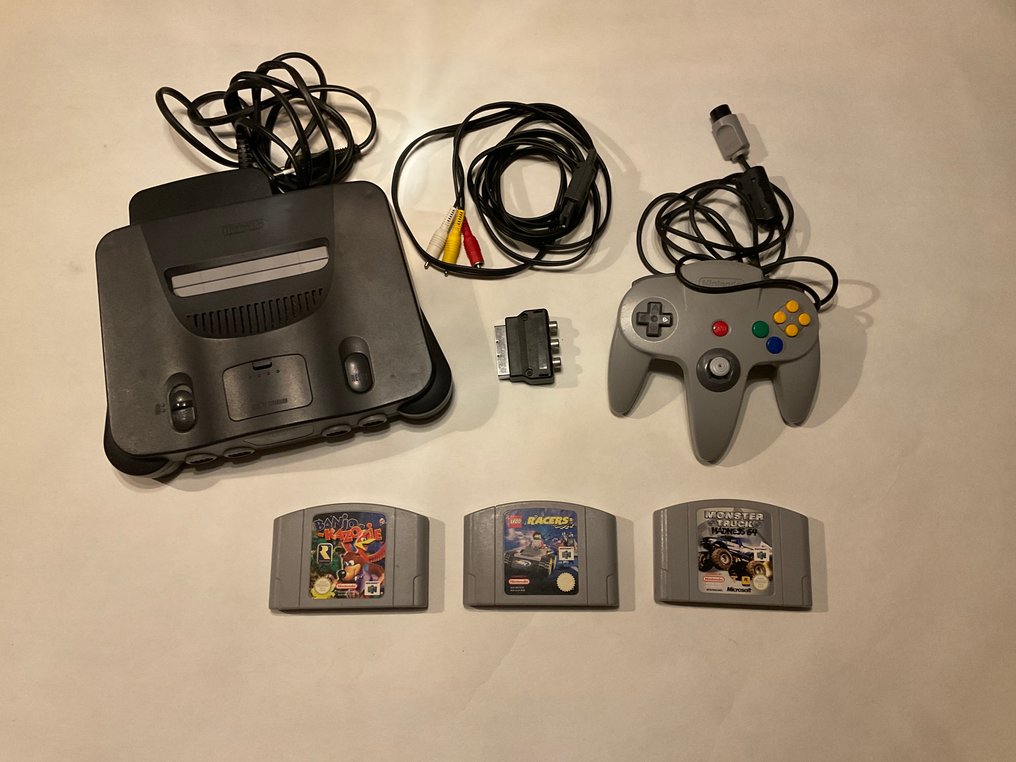 Nintendo - N64 - Nintendo 64 complete with 3 games - Κονσόλα βιντεοπαιχνιδιών + παιχνίδια #1.0