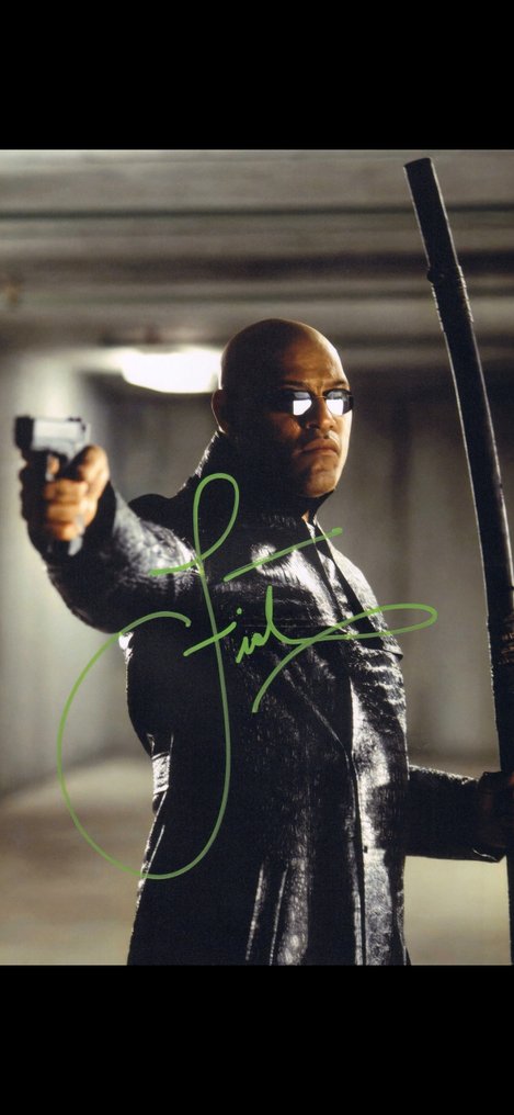 The Matrix - Signed by Laurence Fishburne (Morpheus) #3.2