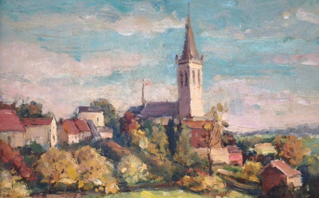 Luce Versluys (1912-?) - vue de village #2.1