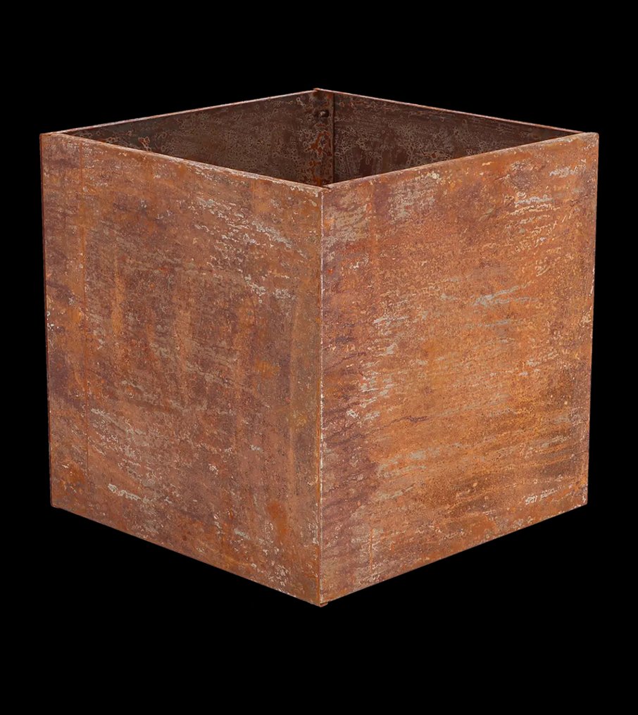 Jardinière - Aço - Aço corten quadrado #4.3