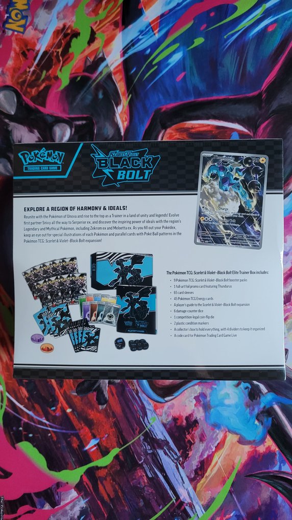 Pokémon - 1 Elite Trainer Box - Black Bolt Elite Trainer Box - Scarlet & Violet #1.0