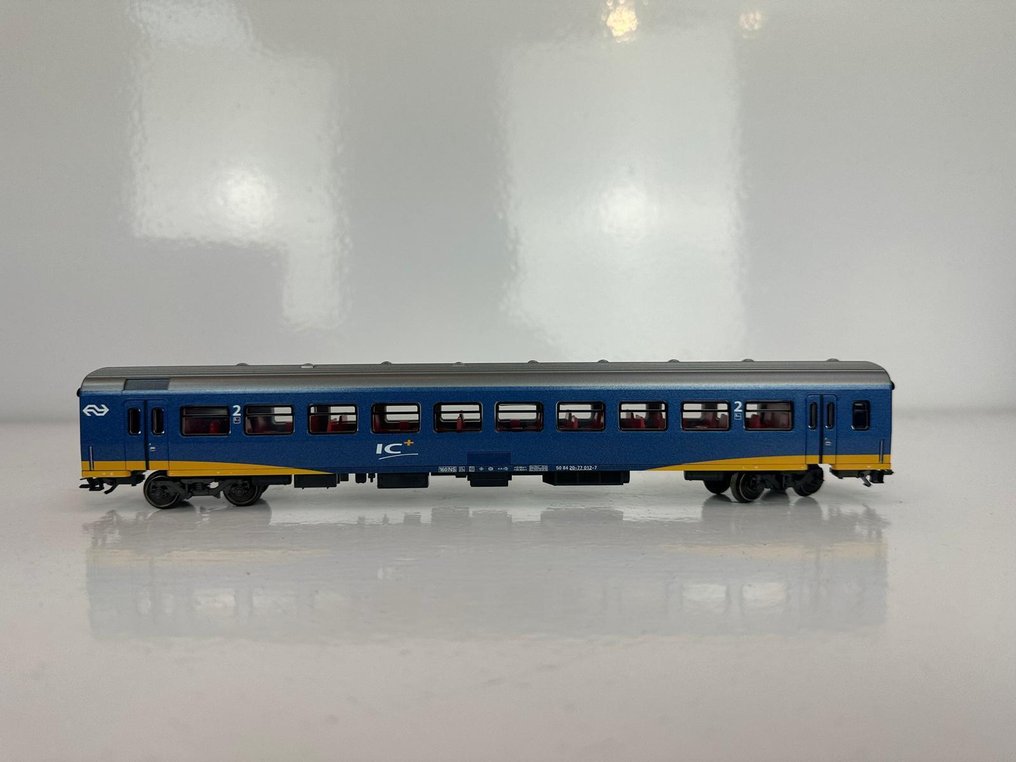 Märklin H0 - 42641/42642 - Επιβατικό τρένο μοντελισμού (2) - Διαμερίσματα intercity 1η τάξη και 2η τάξη - NS #4.3