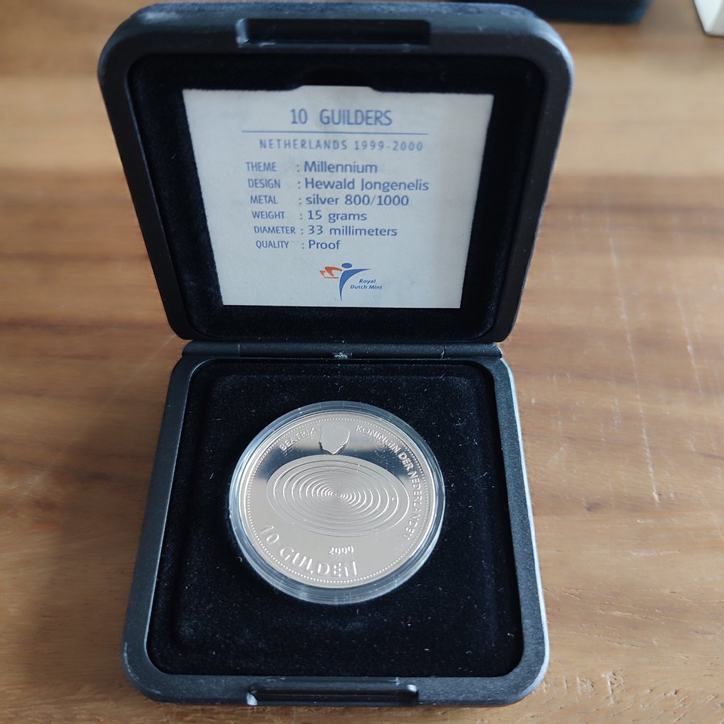 荷兰. 10 Gulden 1999, 2 x  (没有保留价) #1.0