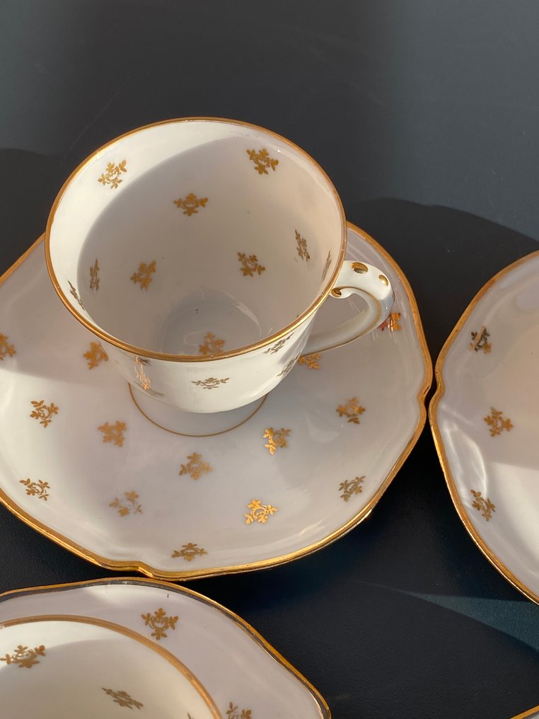 Limoges - UNION LIMOGES - Coffee service (12) - Porcelain #4.3