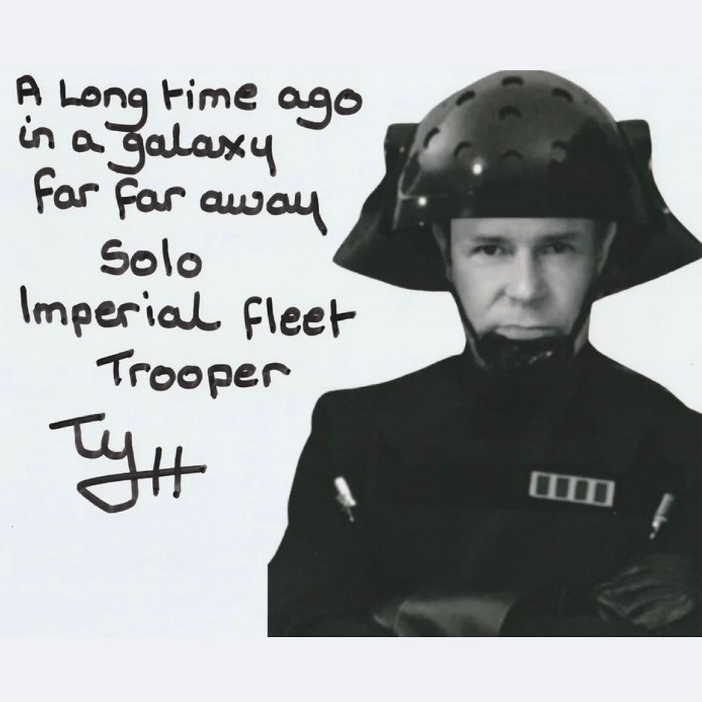 Solo: A Star Wars Story - Signed by Ty Hurley (Imperial Trooper) #1.0