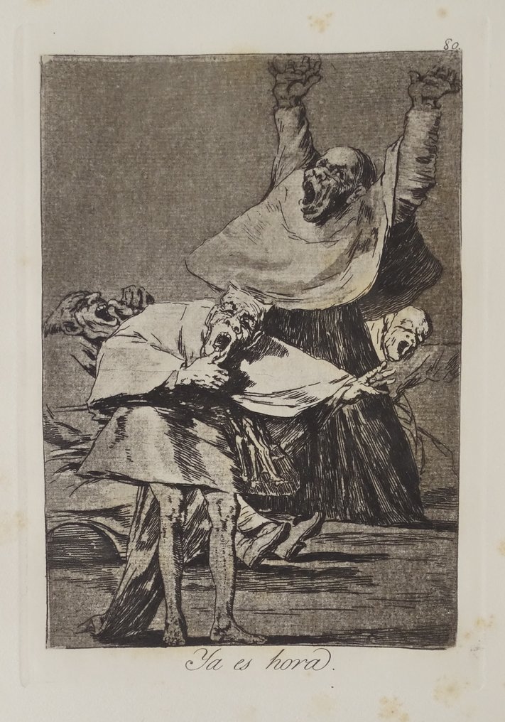 Francisco de Goya (1746-1828), after - Ya es hora- Los Caprichos #3.2