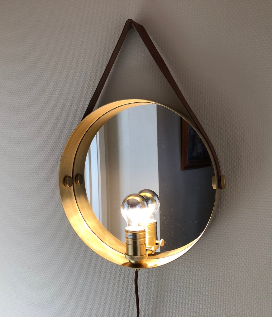 Globen Lighting - Wall lamp - Hangover - 2307 - Gilt brass, Spiegel #4.3
