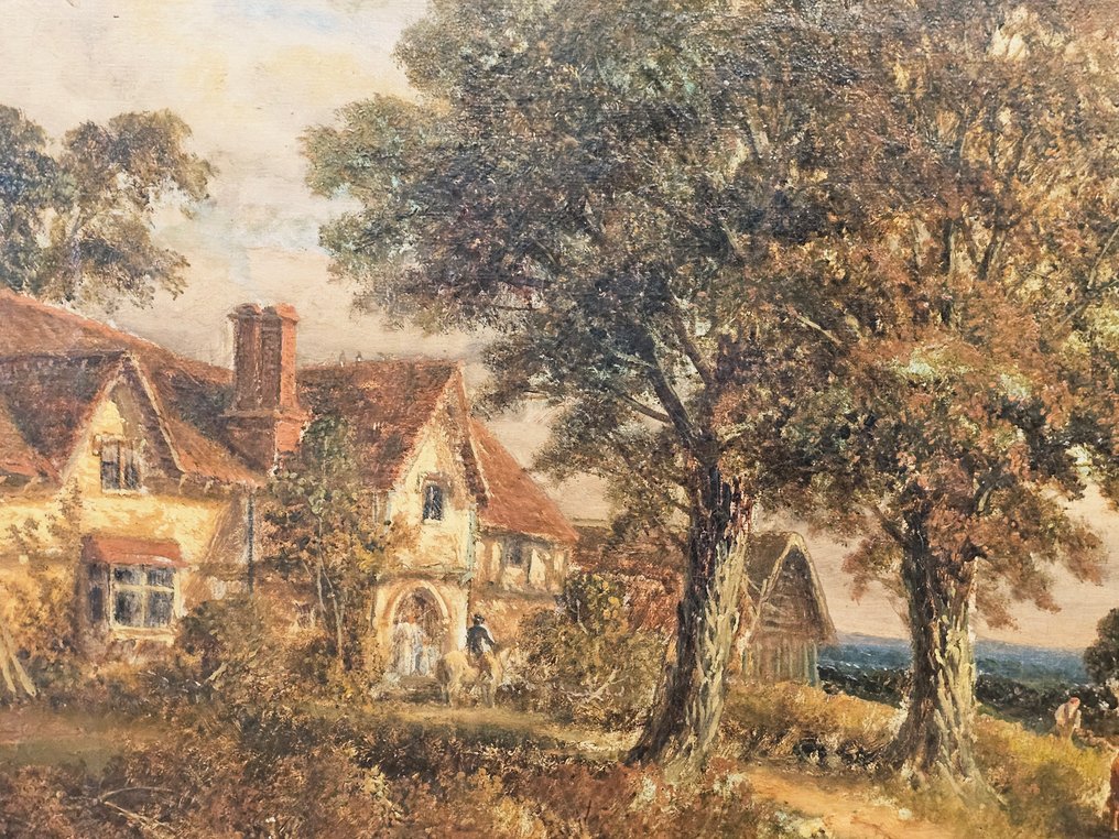 École britannique (XIX) - Paesaggio con animali #3.2