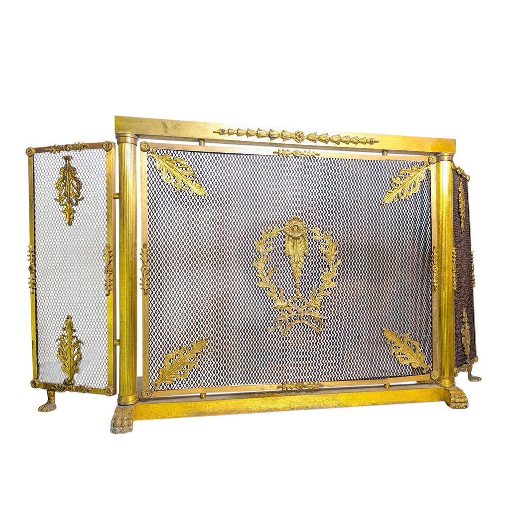 壁炉配件 - 1850-1900 - 路易十六 / 帝国风格 - 意大利 - 黄铜 #4.3