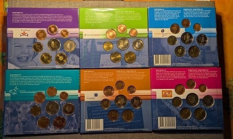 Ολλανδία. Year Set (BU) 1999/2006 "Goede Doelen" (6 sets)  (χωρίς τιμή ασφαλείας) #1.0