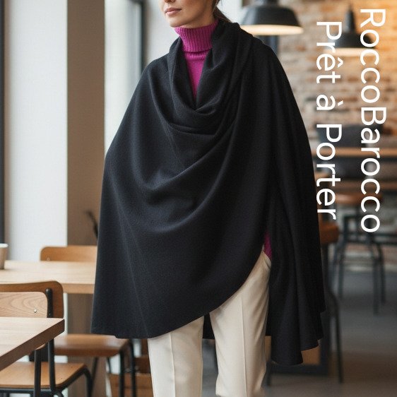 RoccoBarocco - size IT42 - Lana & Cashmere - Kappe - Nyt med labels #1.0