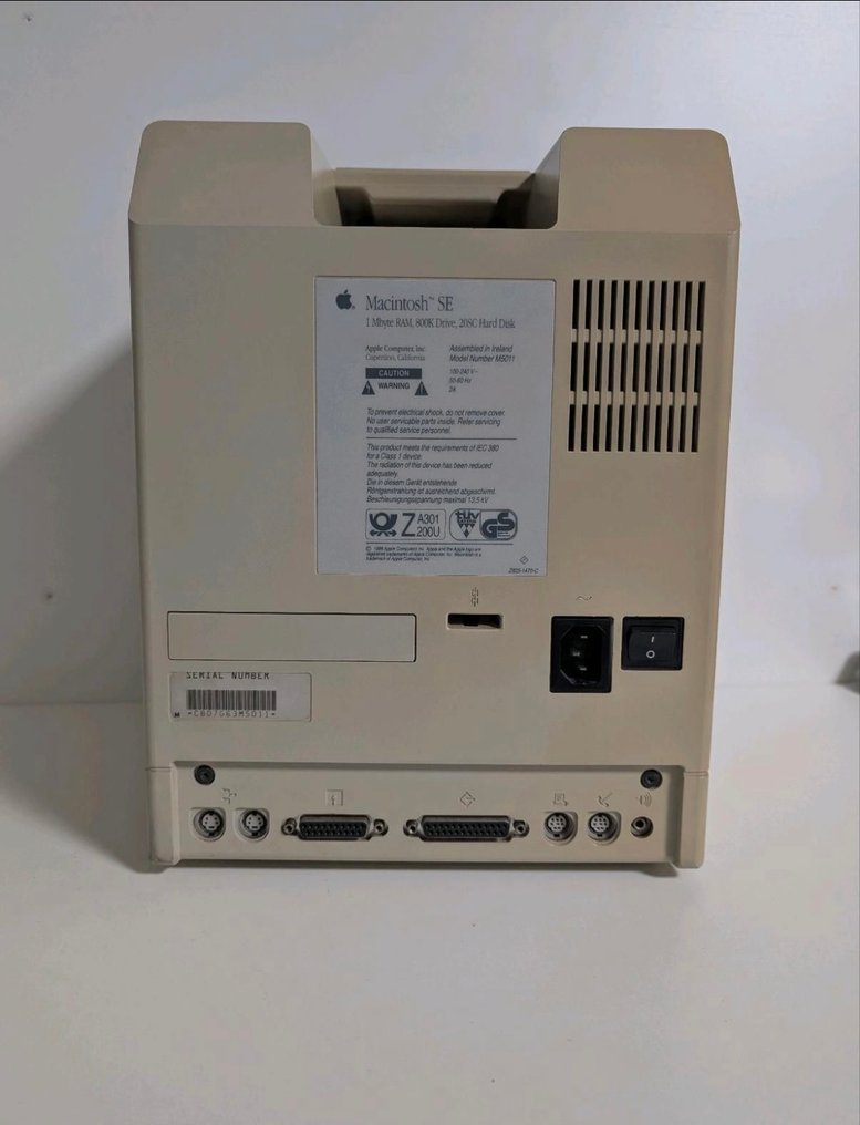 Apple Macintosh SE M5011 with original travel bag - Ηλεκτρονικός υπολογιστής #2.1