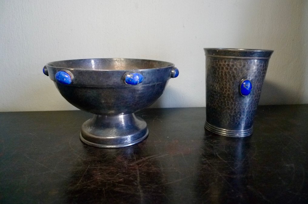 Σετ ποτού (2) - Γεμάρδ κομ/κύπελλο πολύτιμος λίθος - Kom πολύτιμος λίθος χτυπημένος. #1.0