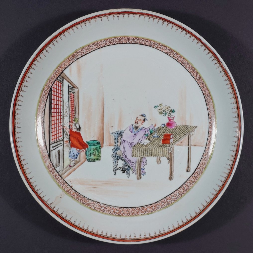 Πίνακας υποτρόφων - Πορσελάνη - Κίνα - Jiaqing (1796-1820) #1.0
