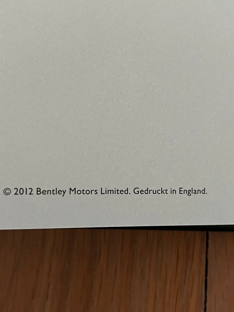 Brochure Bentley Pre-Owned 2011 & Bentley Pre-Owned 2012 - 小冊子 - 2011-2012 #1.0
