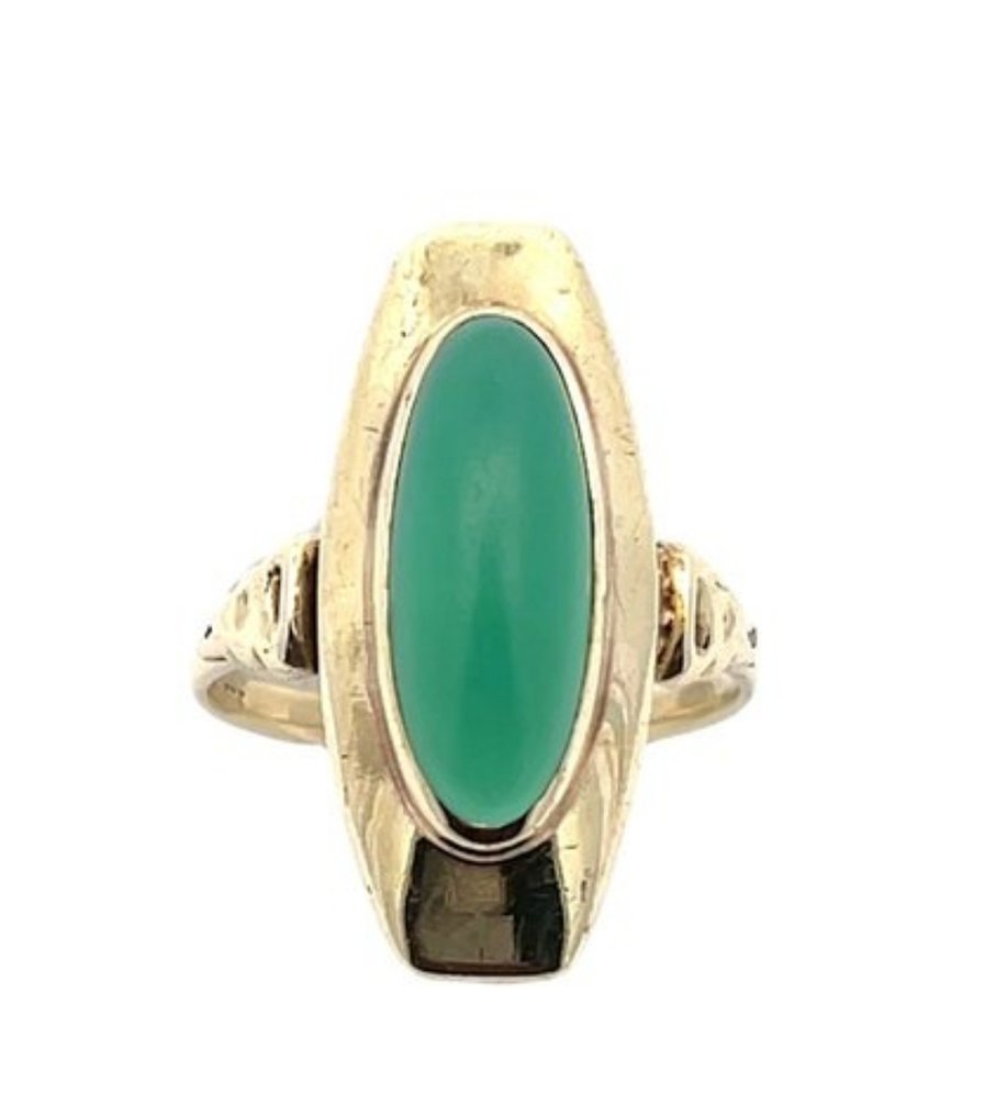 Nincs minimálár - Statement gyűrű - 8 kt. Sárga arany #1.0