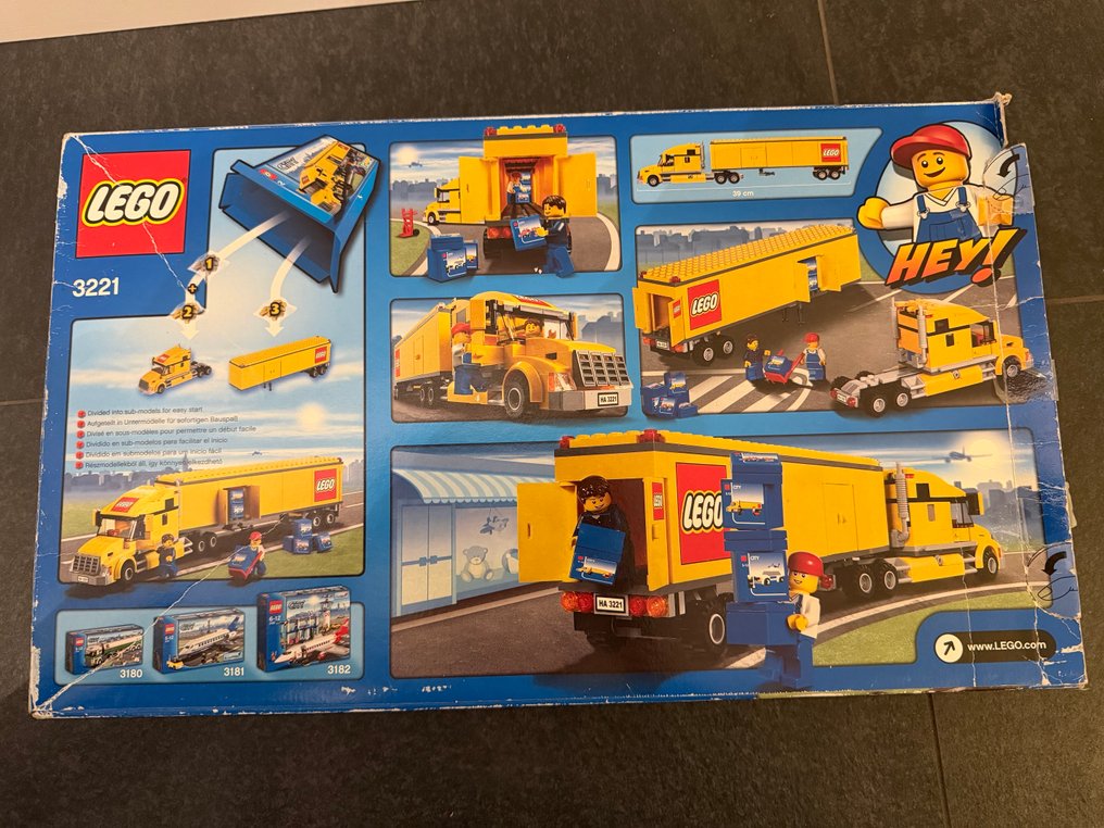 LEGO 套件 - 3221 - 城市 - Leveringsvrachtwagen #3.2